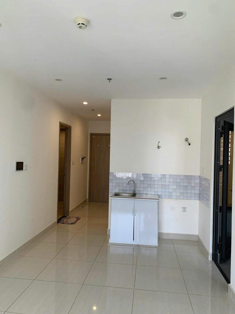 1PN nội thất cơ bản hướng Tây Nam tầng 12 Origami Vinhomes Grand Park